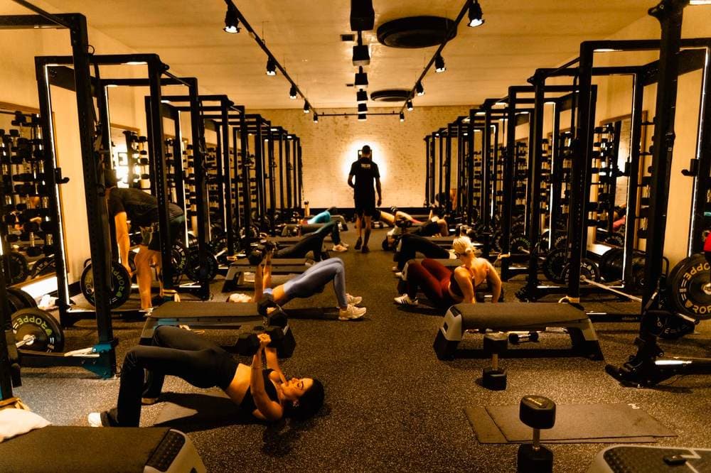 Convidadas reunidas na Tonus Gym